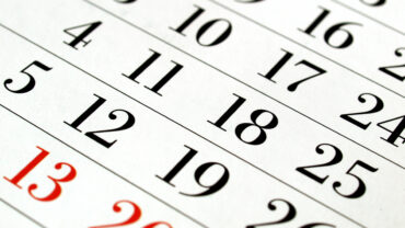 Kalender med datum