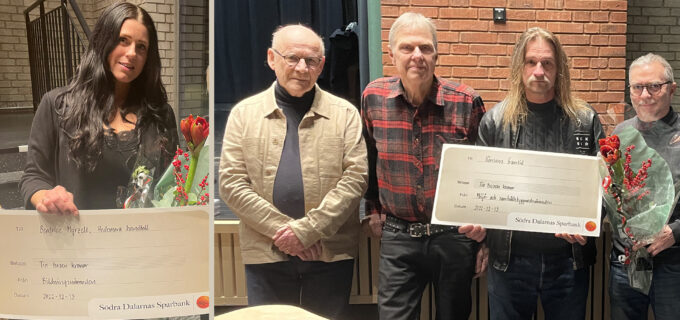 Collage med årets pristagare av Hedemora kommuns ledarpris och miljöstipendie.
