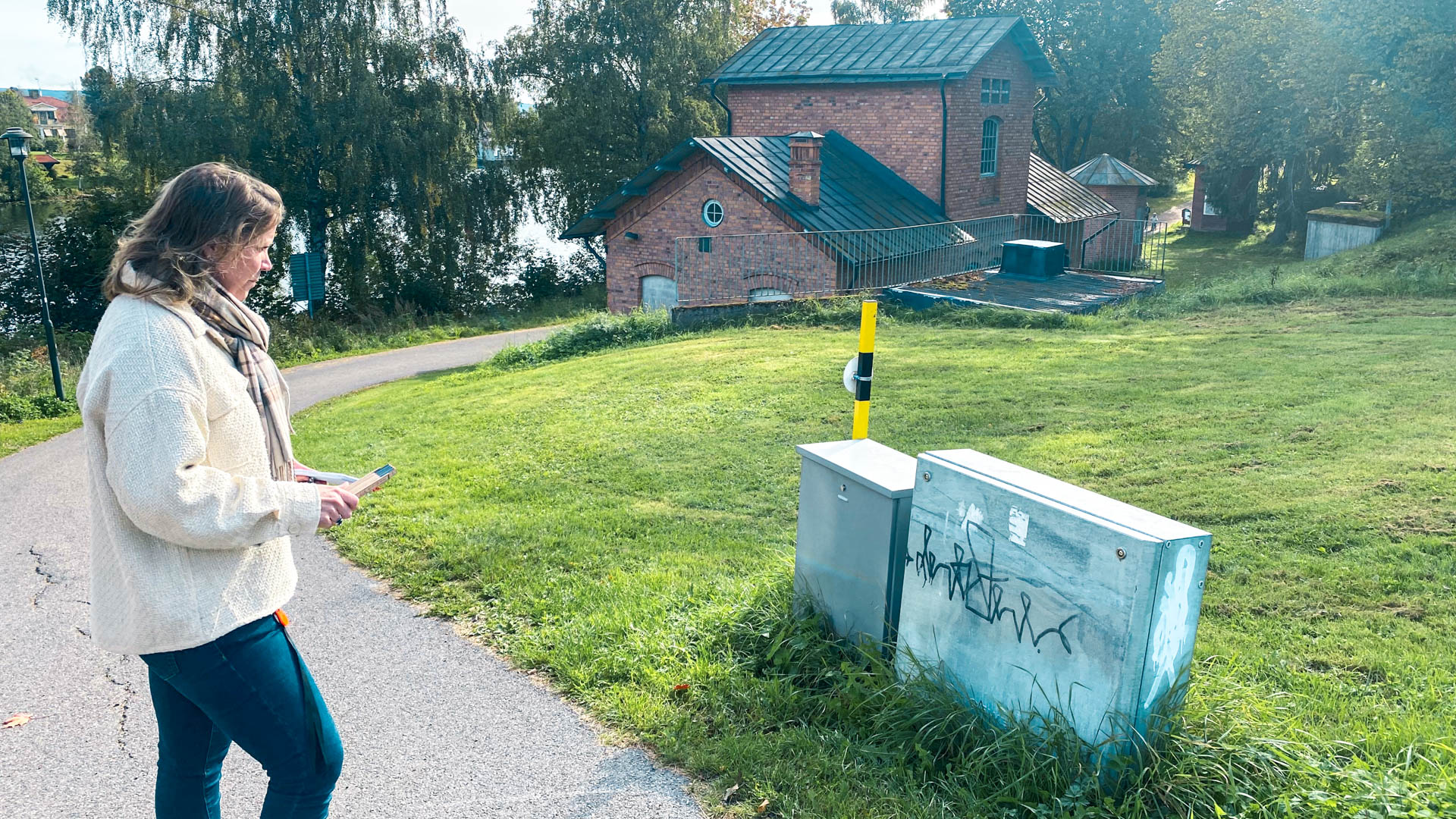 Framtid och dåtid på elskåp Hedemora kommun