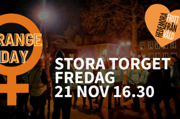 Manifestation mot våld i nära relationer