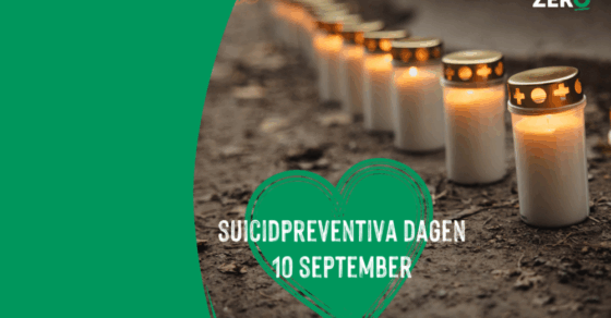Ljusmanifestation på Suicidpreventiva dagen