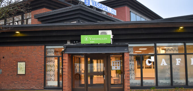 Vasahallens entré från utsidan.