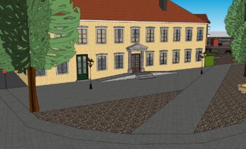 Markarbeten på Stora torget