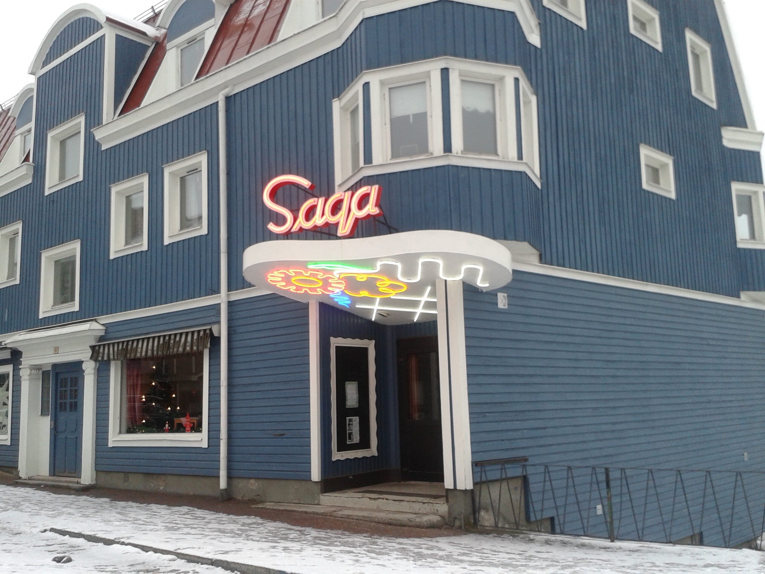 Bild på Sagateatern som har sportlovsaktivitet