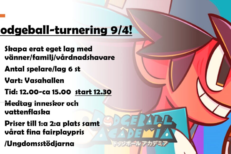 Dodgeboll under påsklovet