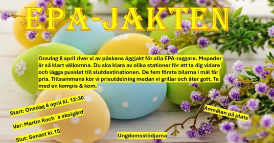 Påskäggsjakt under påsklovet