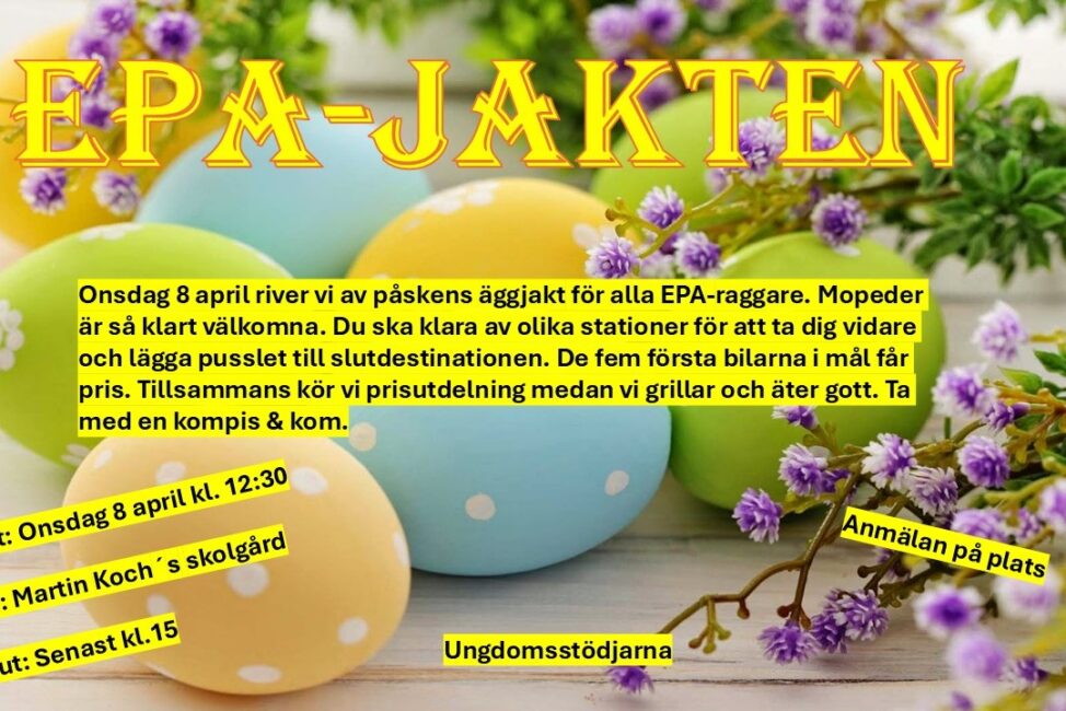 Påskäggsjakt under påsklovet