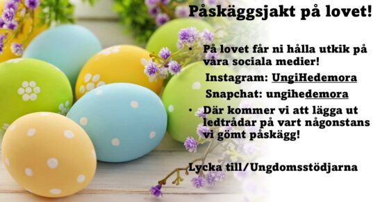 Påskäggsjakt under påsklovet