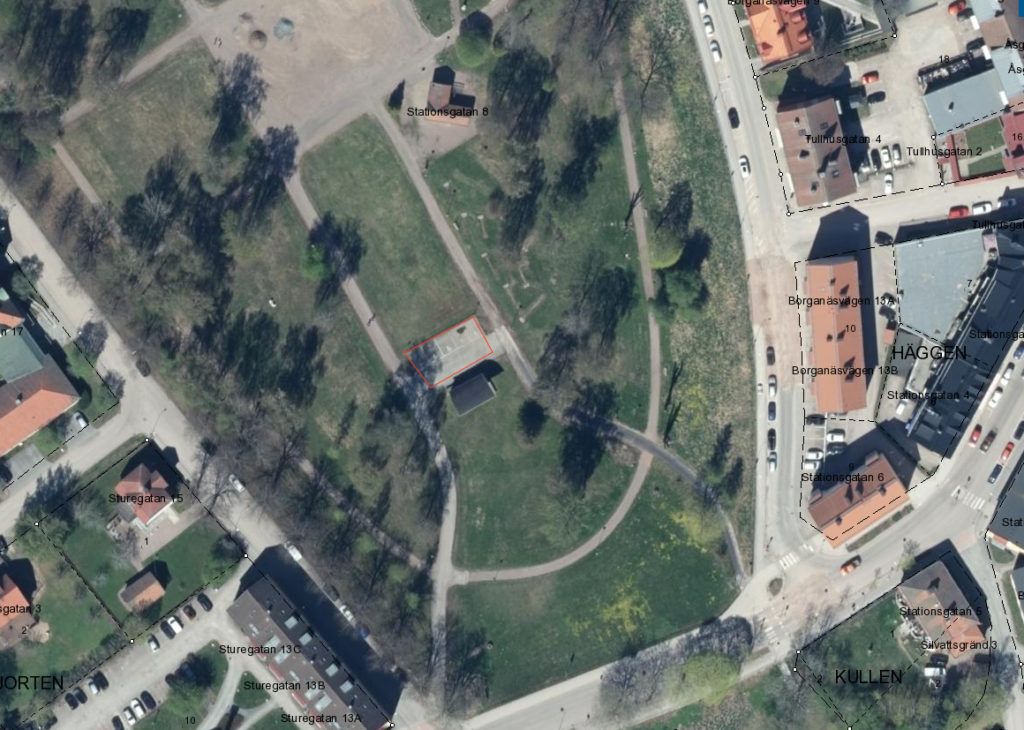 Översiktsbild över Sveaparken.
